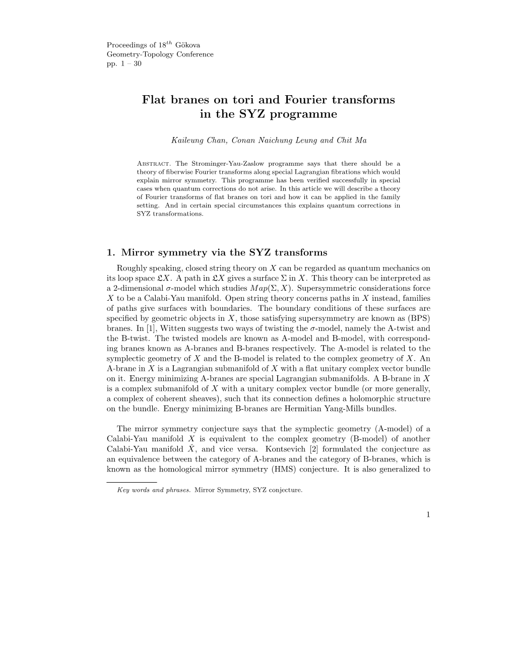 Flat Branes on Tori and Fourier Transforms in the SYZ Programme