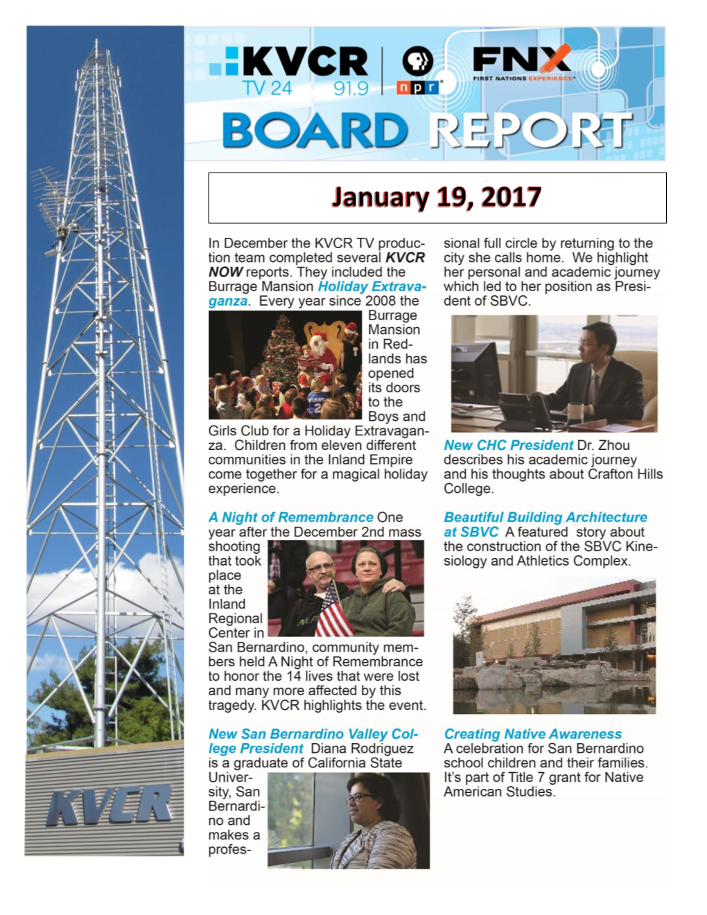 January 2017 KVCR Board Report 1