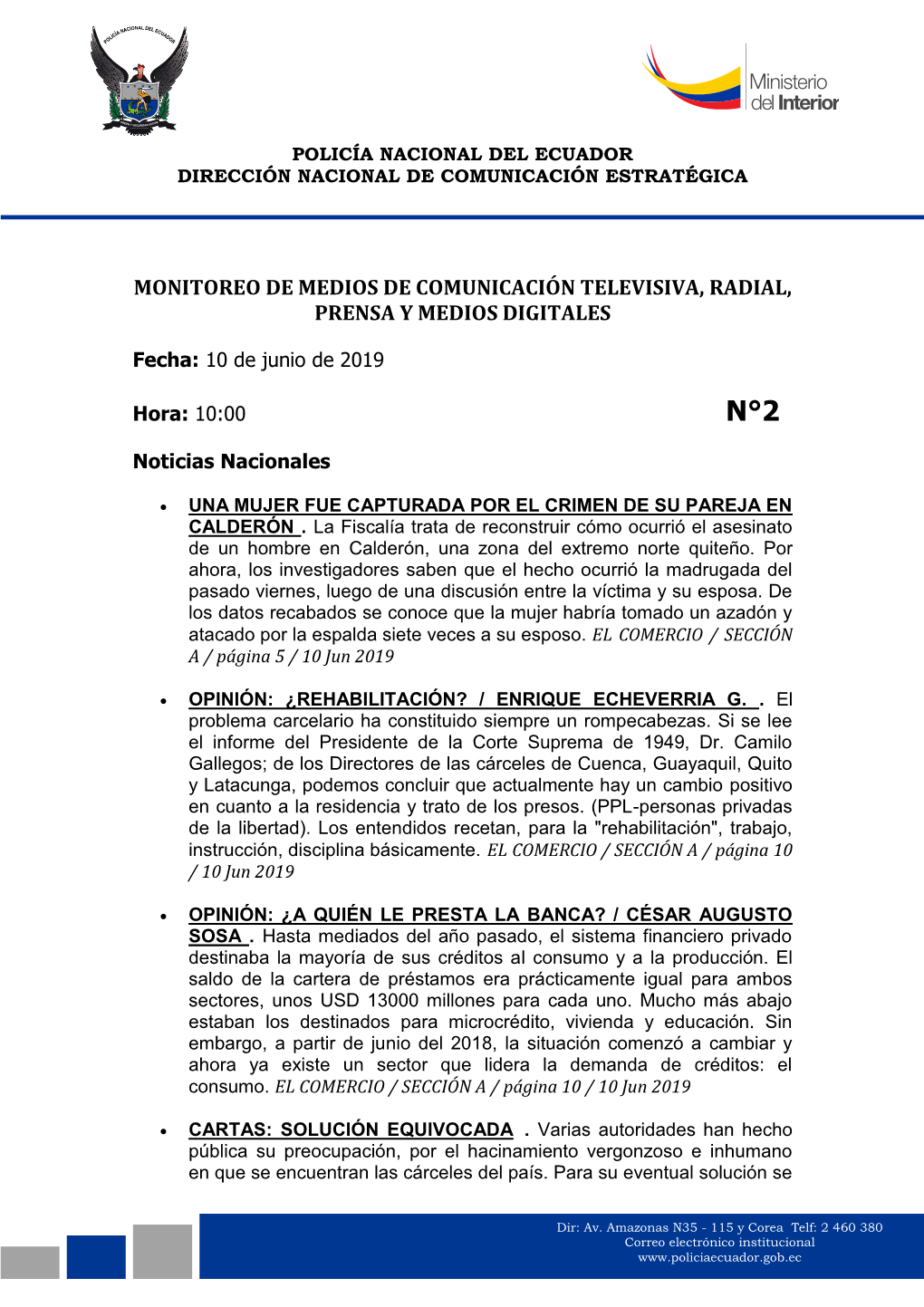 Monitoreo De Medios De Comunicación Televisiva, Radial, Prensa Y Medios Digitales