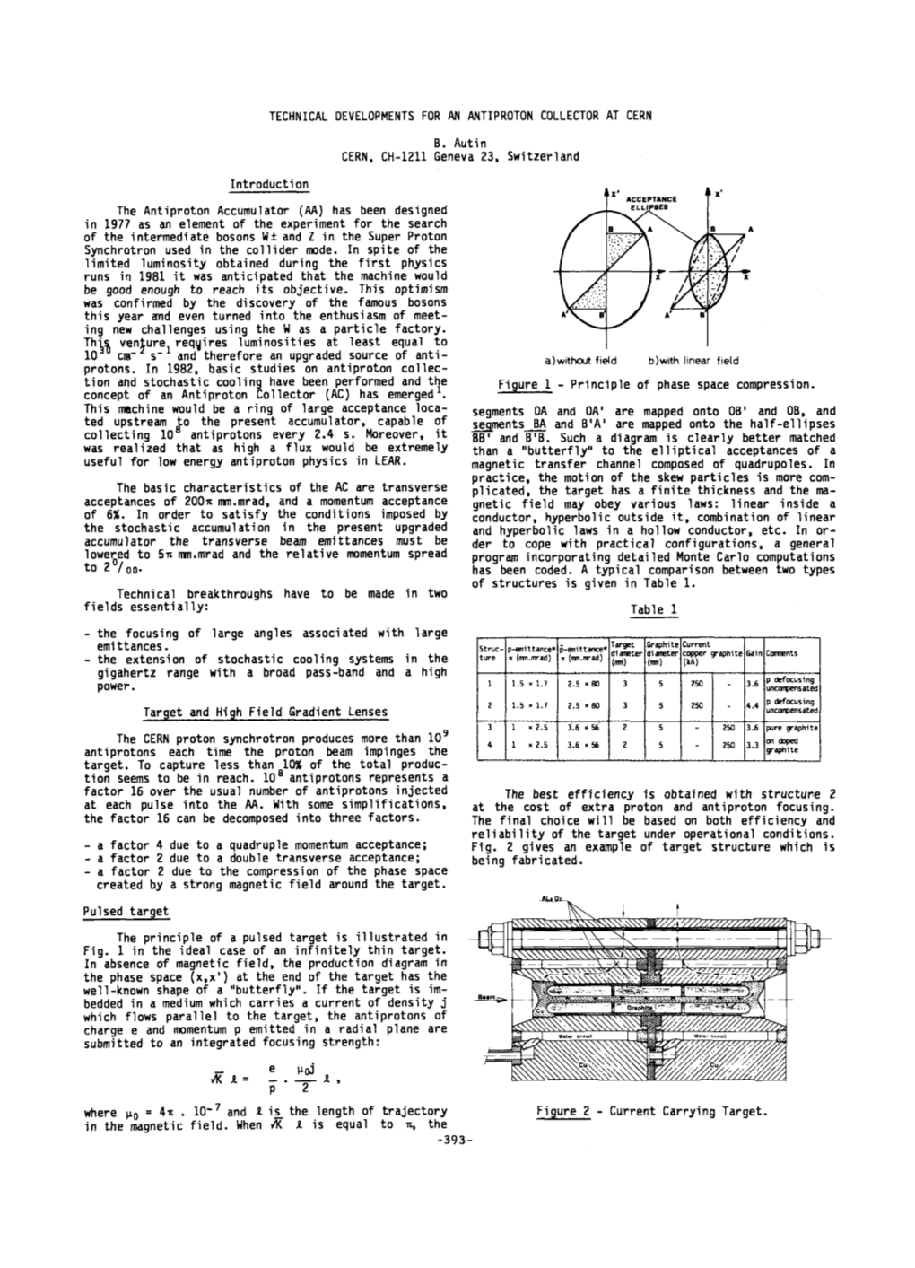 Technical Developments for an Antiproton Collector at Cern