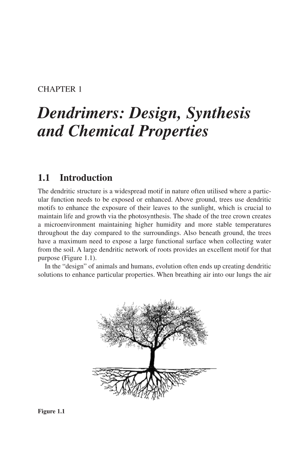 Dendrimers: Design, Synthesis and Chemical Properties