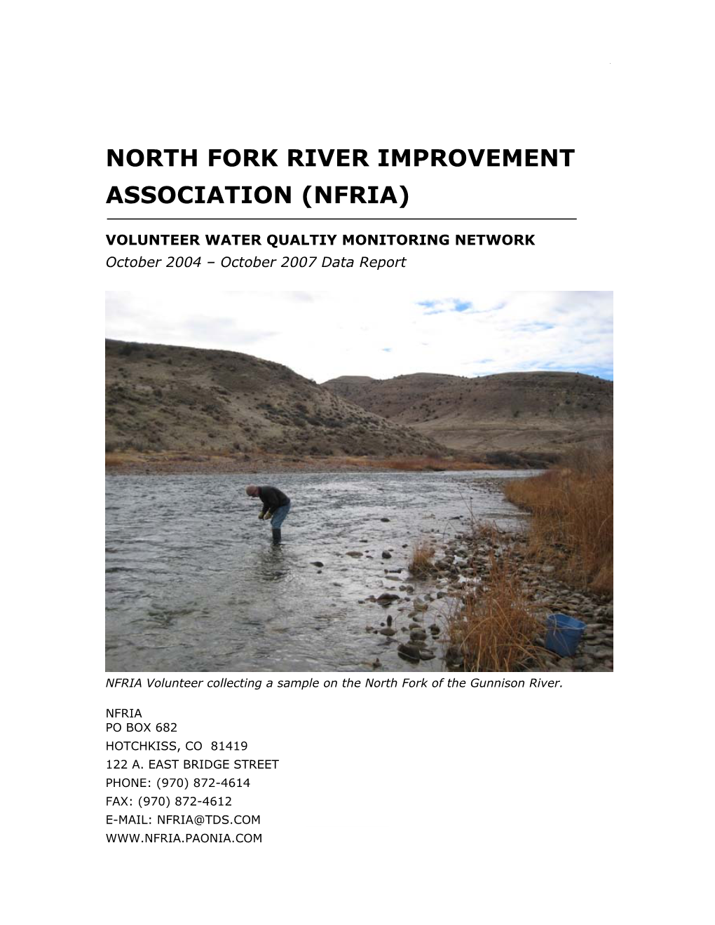 North Fork River Improvement Association (Nfria)