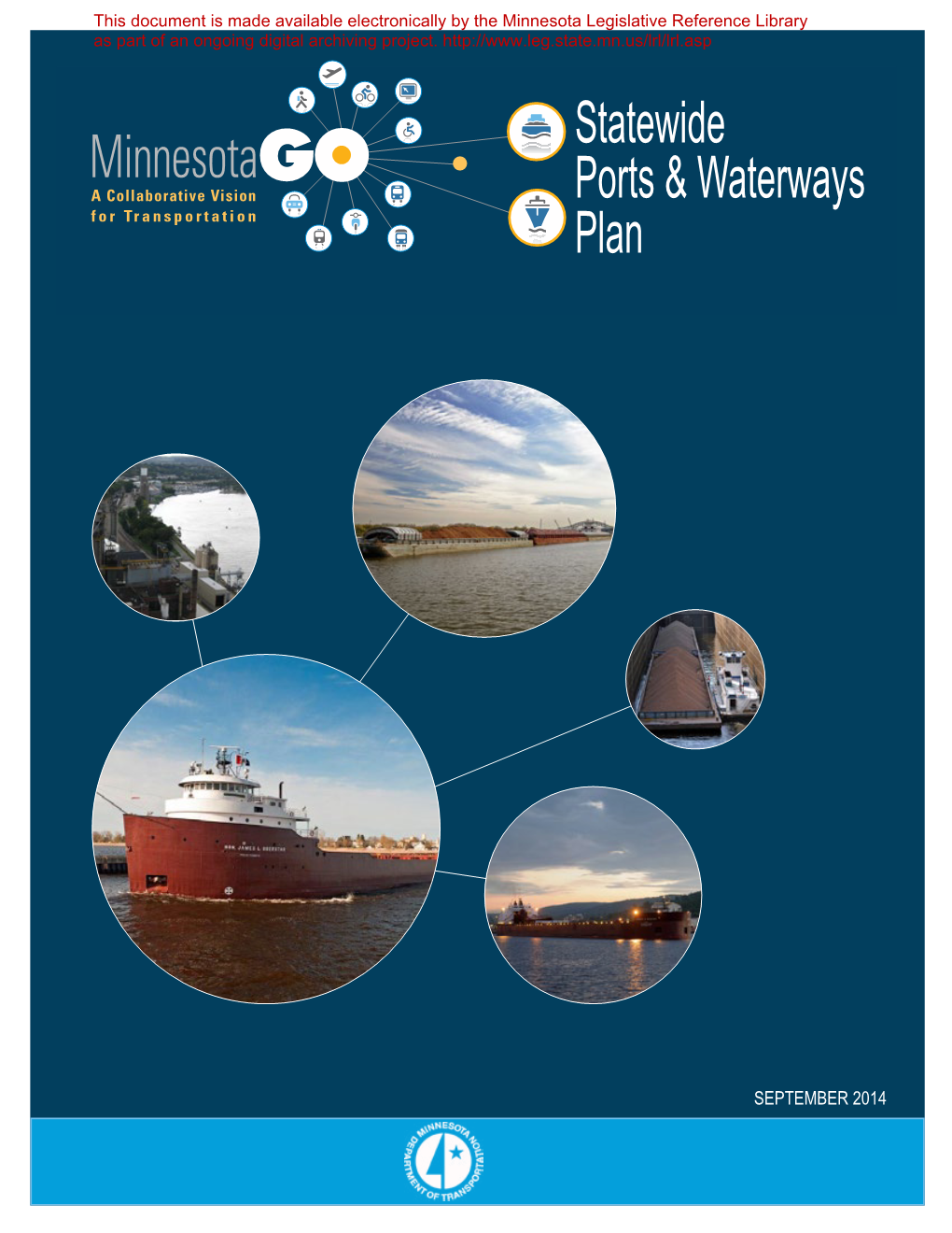 Statewide Ports and Waterways Plan for 2013-2033