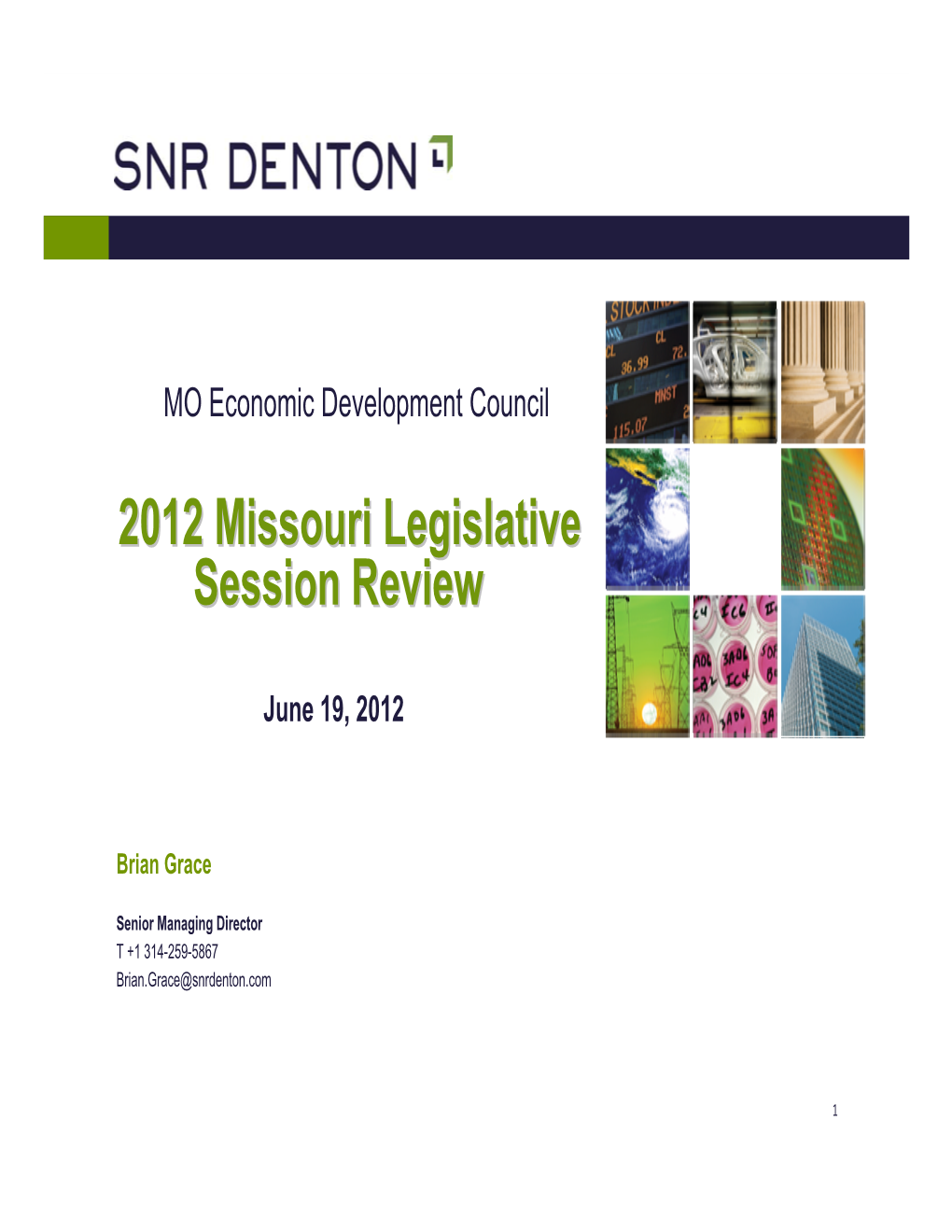 2012 Missouri Legislative Session Review