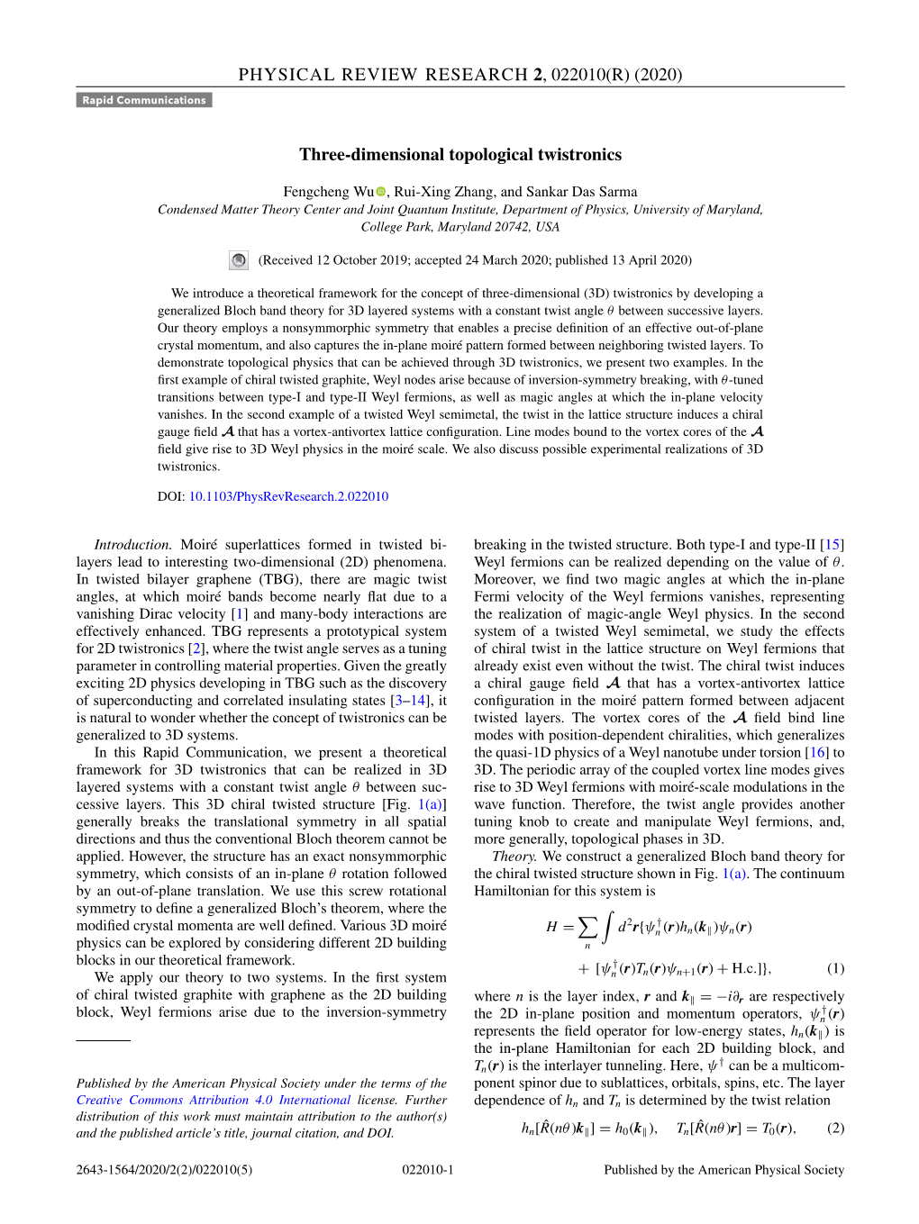 Three-Dimensional Topological Twistronics