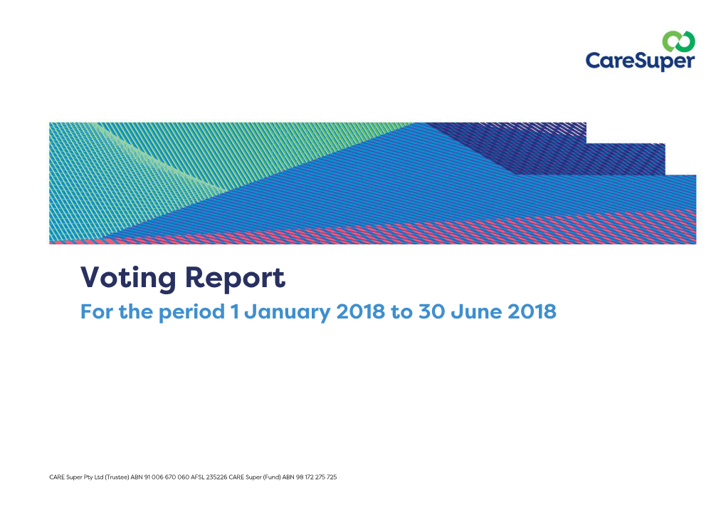 Voting Report 30 June 2018