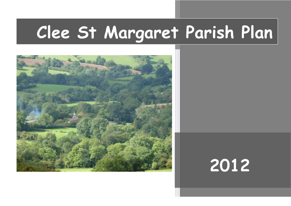 Clee St Margaret Parish Plan