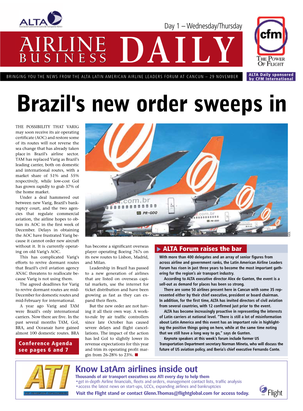 Brazil's New Order Sweeps In