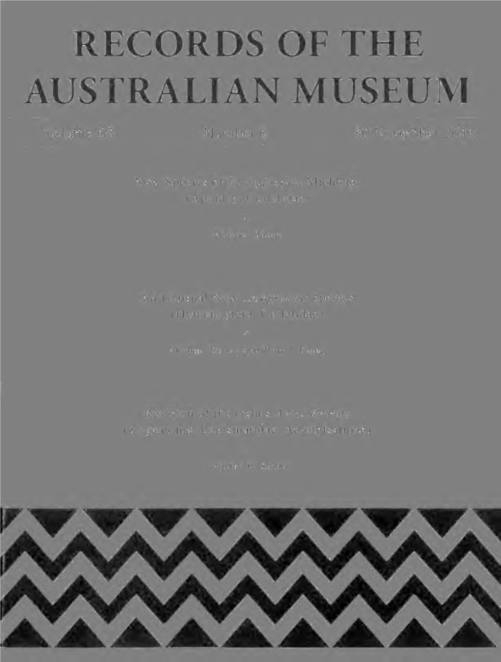 Records of the Australian Museum