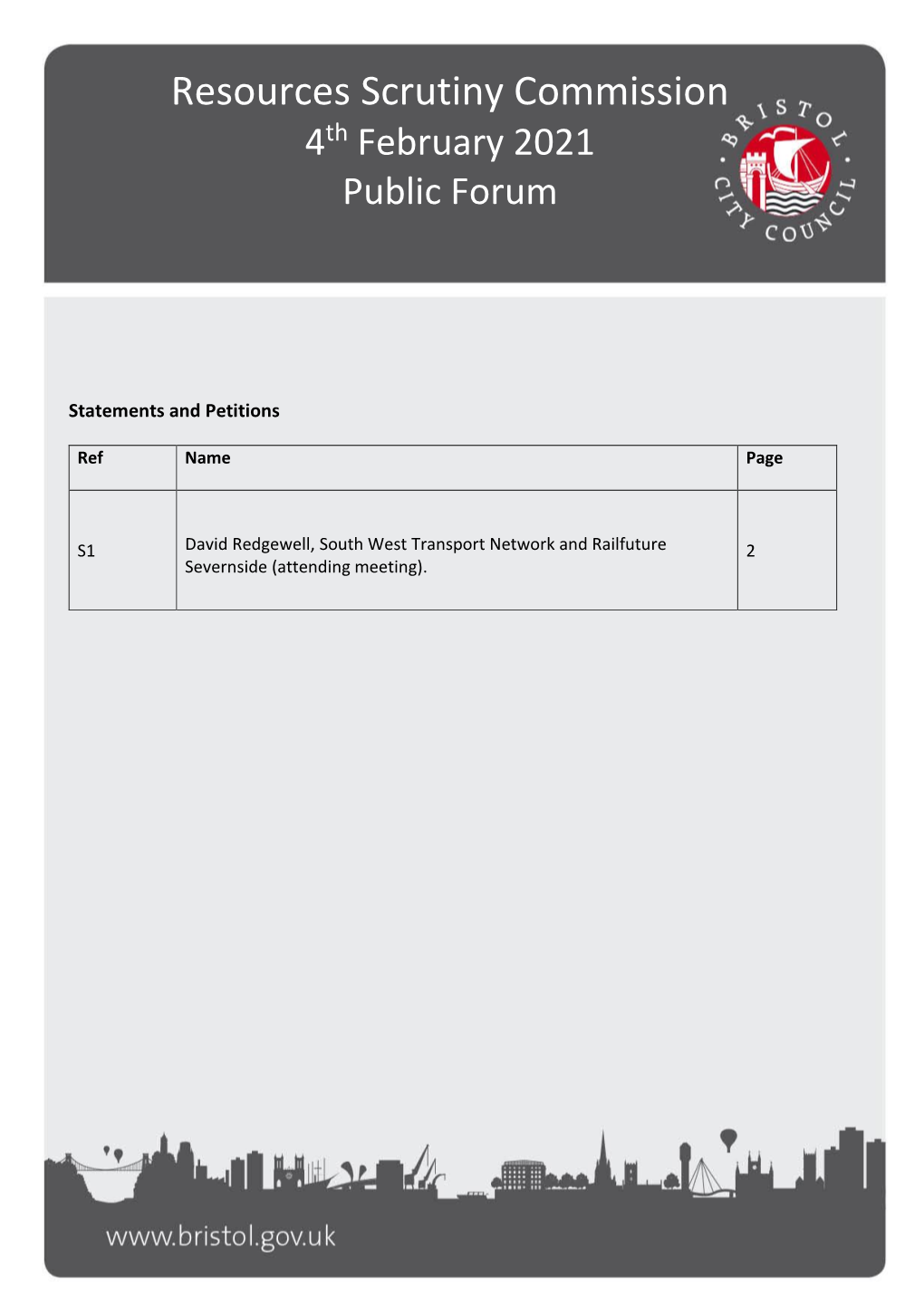 Public Forum PDF 185 KB