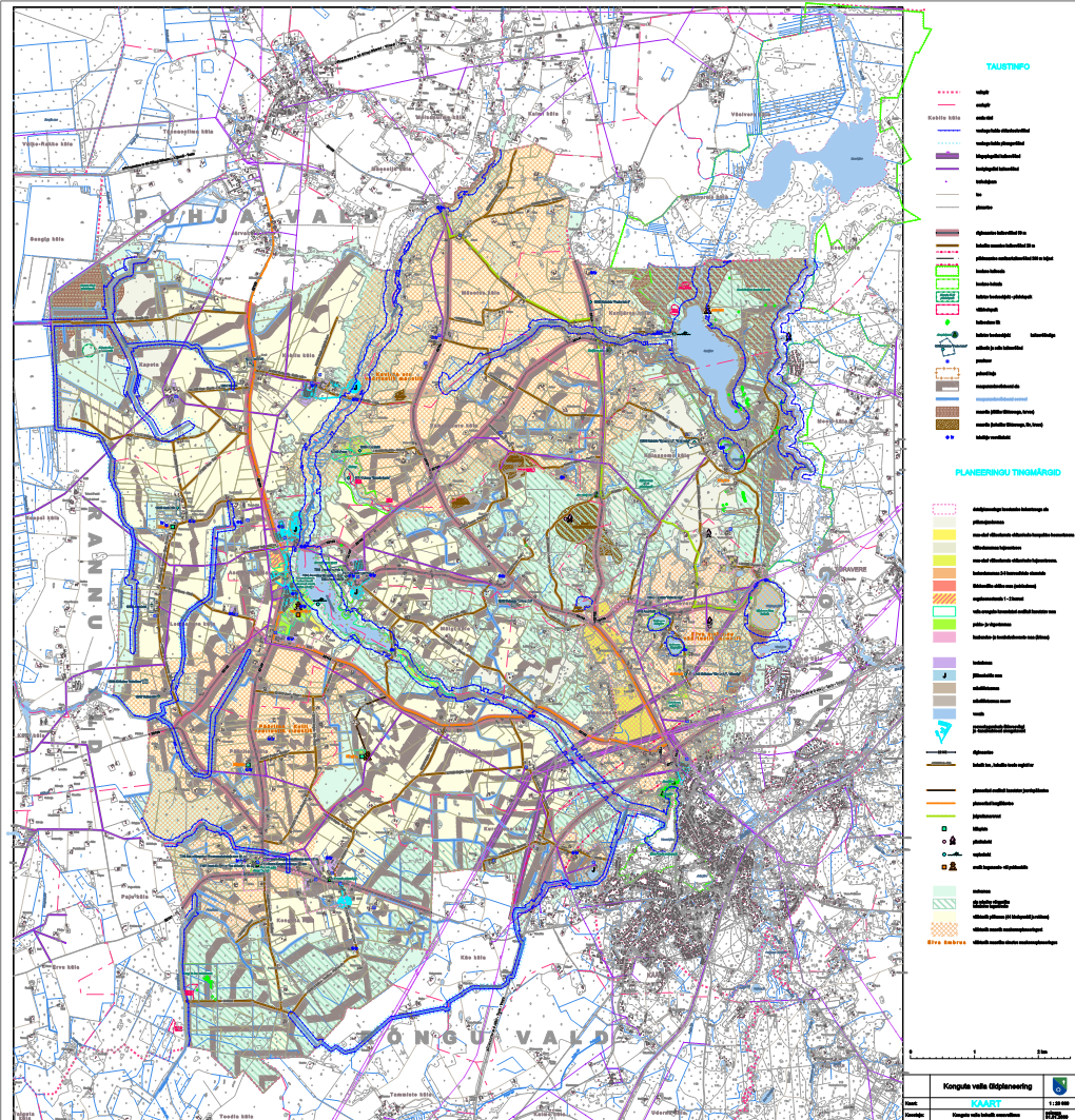 Konguta Valla Üldplaneeringu Põhikaart