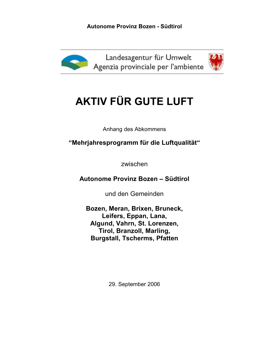 Aktiv Für Gute Luft