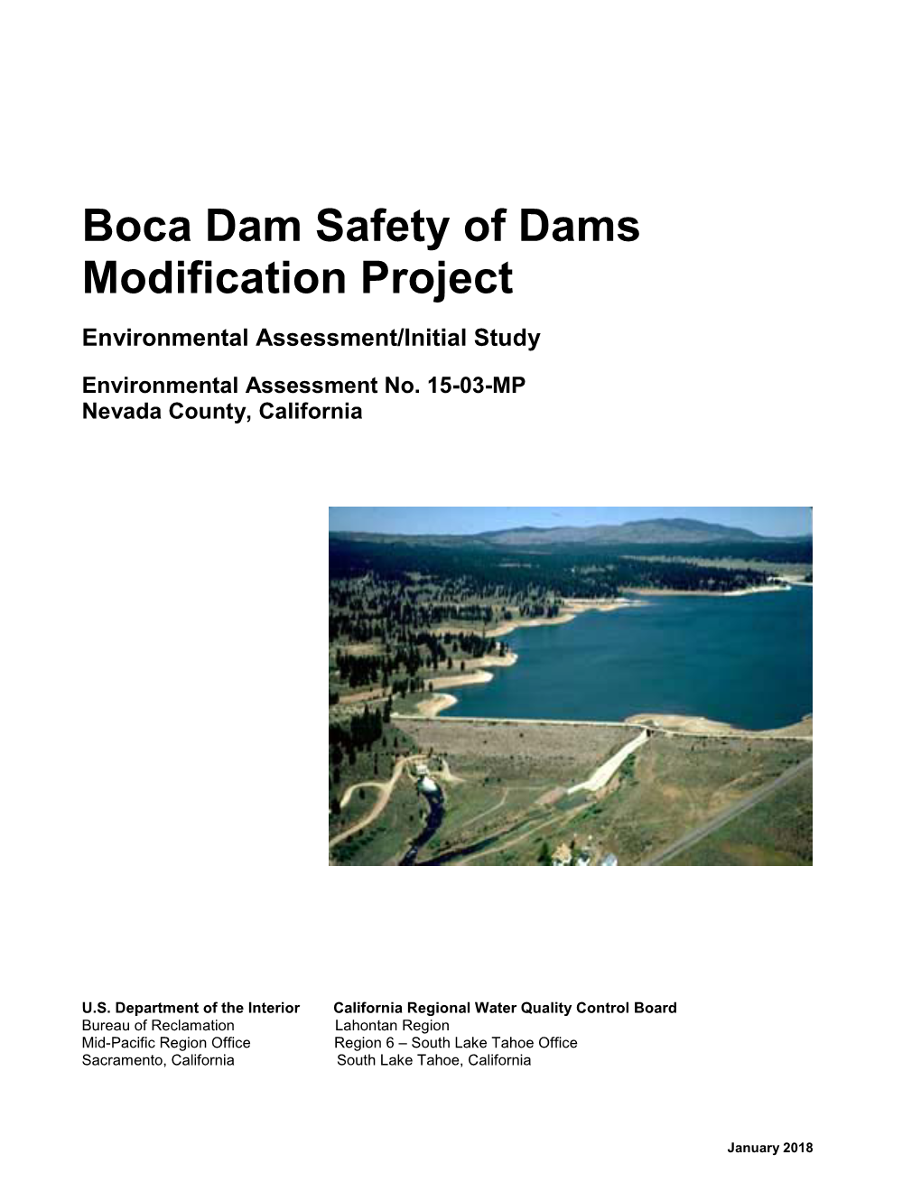 Boca Dam Safety of Dams Modification Project