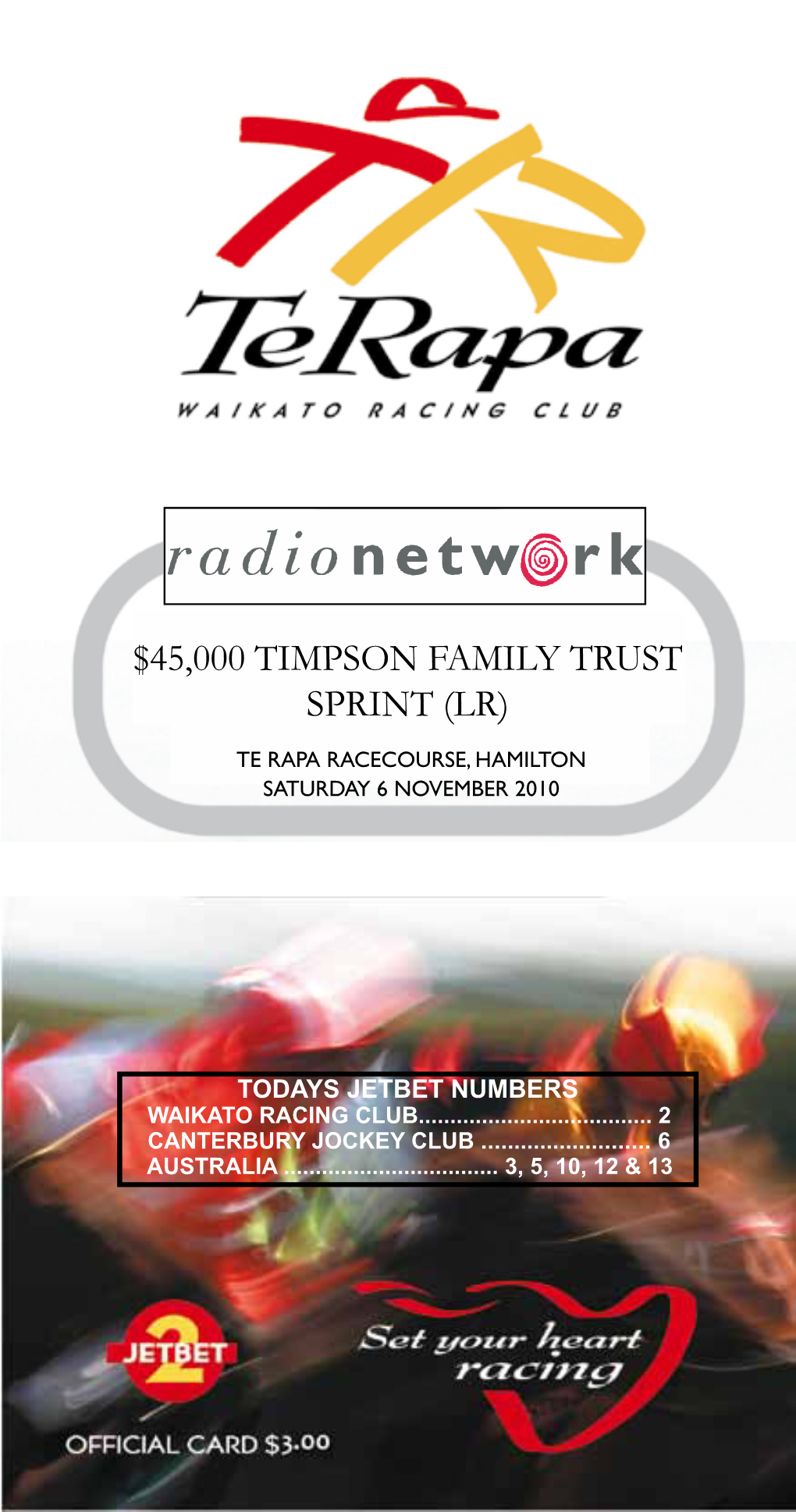 45000 Timpson Family Trust Sprint