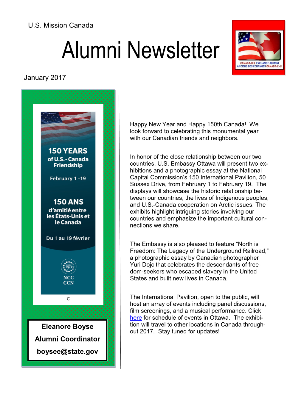 Alumni Newsletter