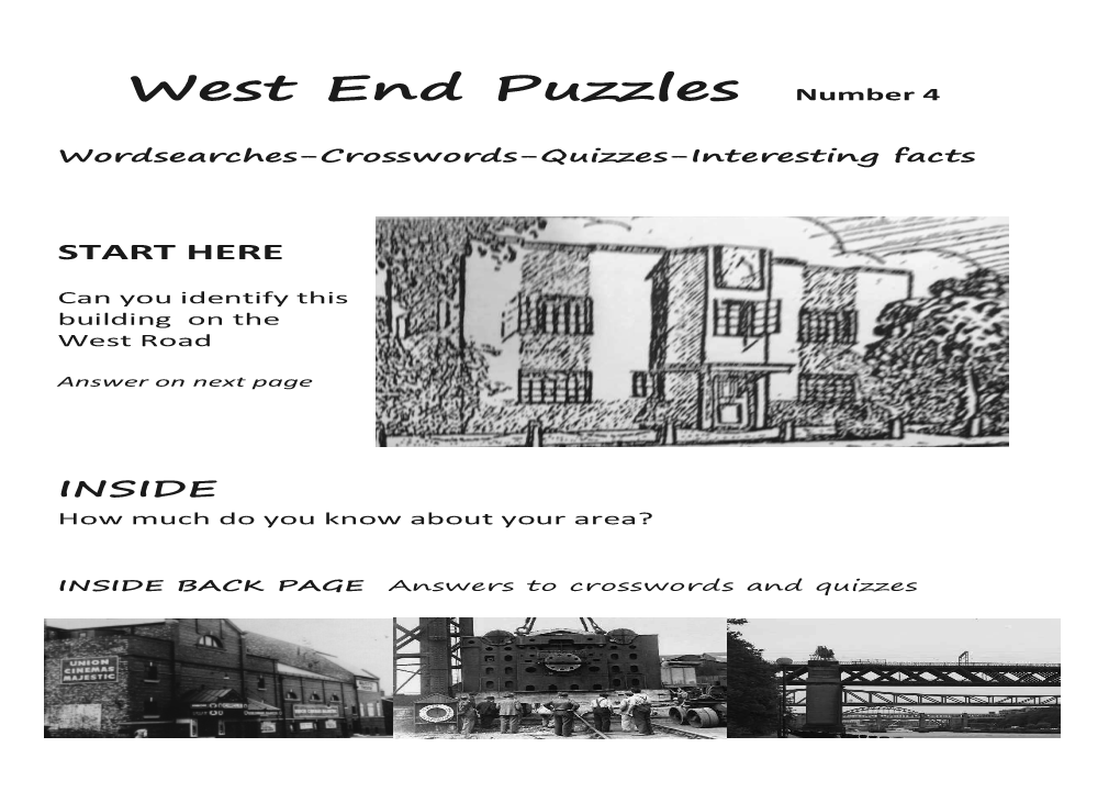 West End Puzzles Number 4