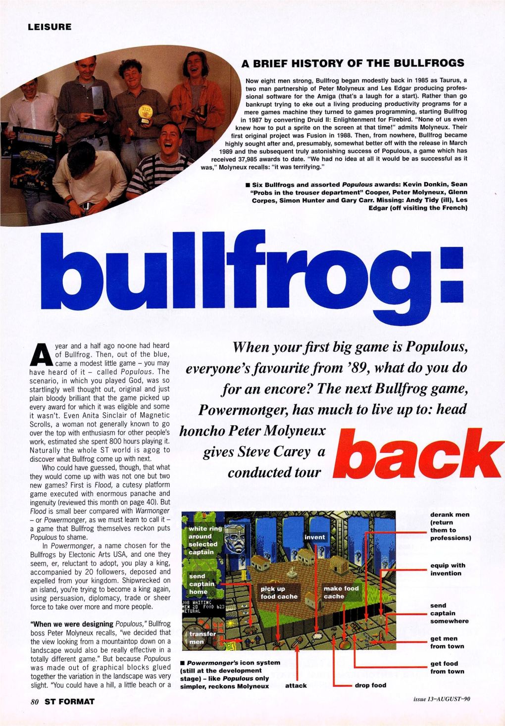 89, What Do You Do for an Encore? the Next Bullfrog Game, Power