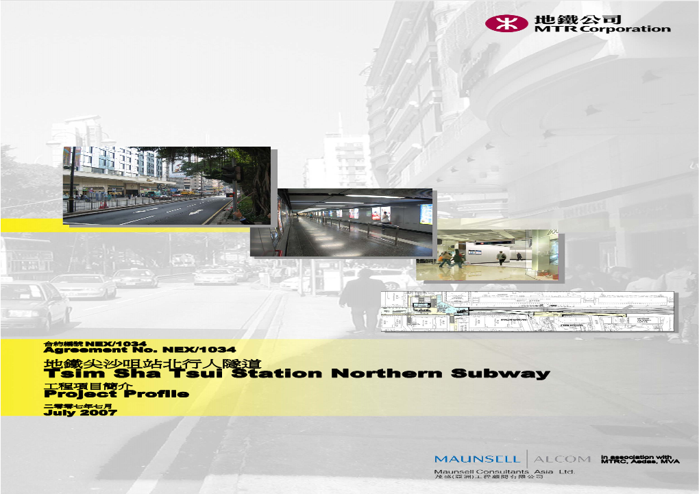 Tsim Sha Tsui Station Northern Subway (TNS) (Hereafter Called the “Project”)