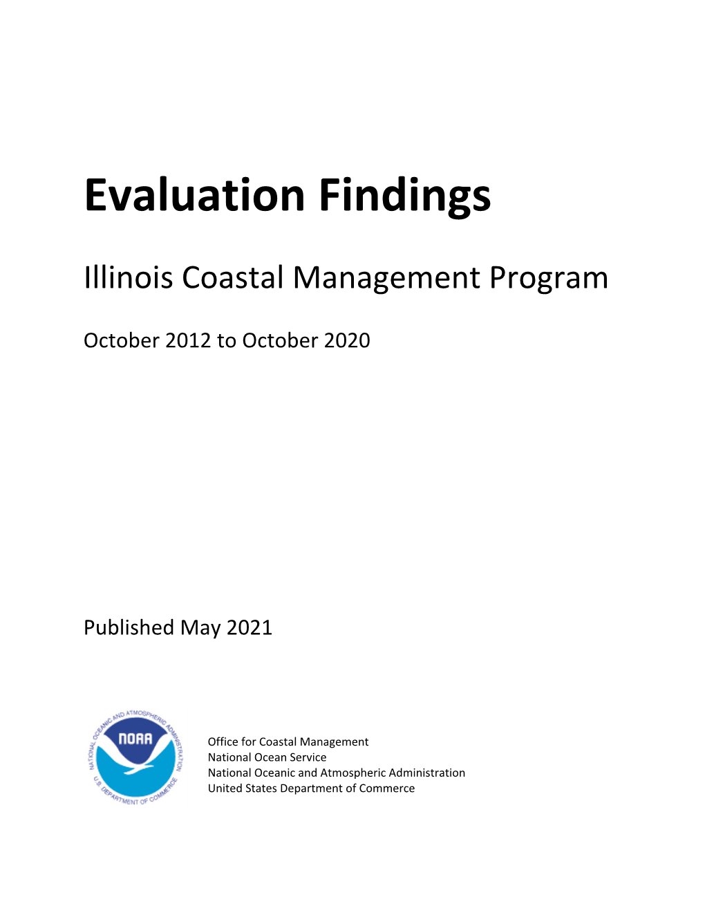 Illinois Coastal Program Evaluation (2021)