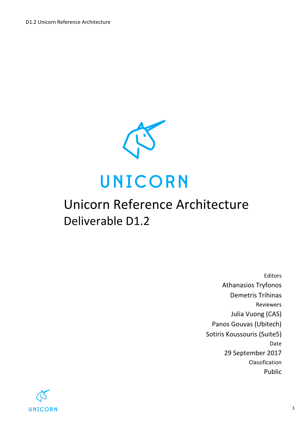 Unicorn Reference Architecture