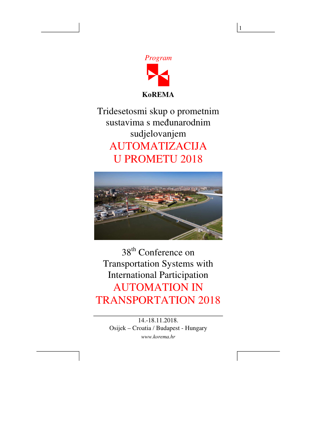 Program Automatizacija U Prometu 2018