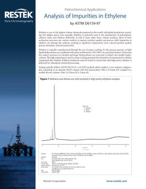Analysis of Impurities in Ethylene by ASTM D6159-97