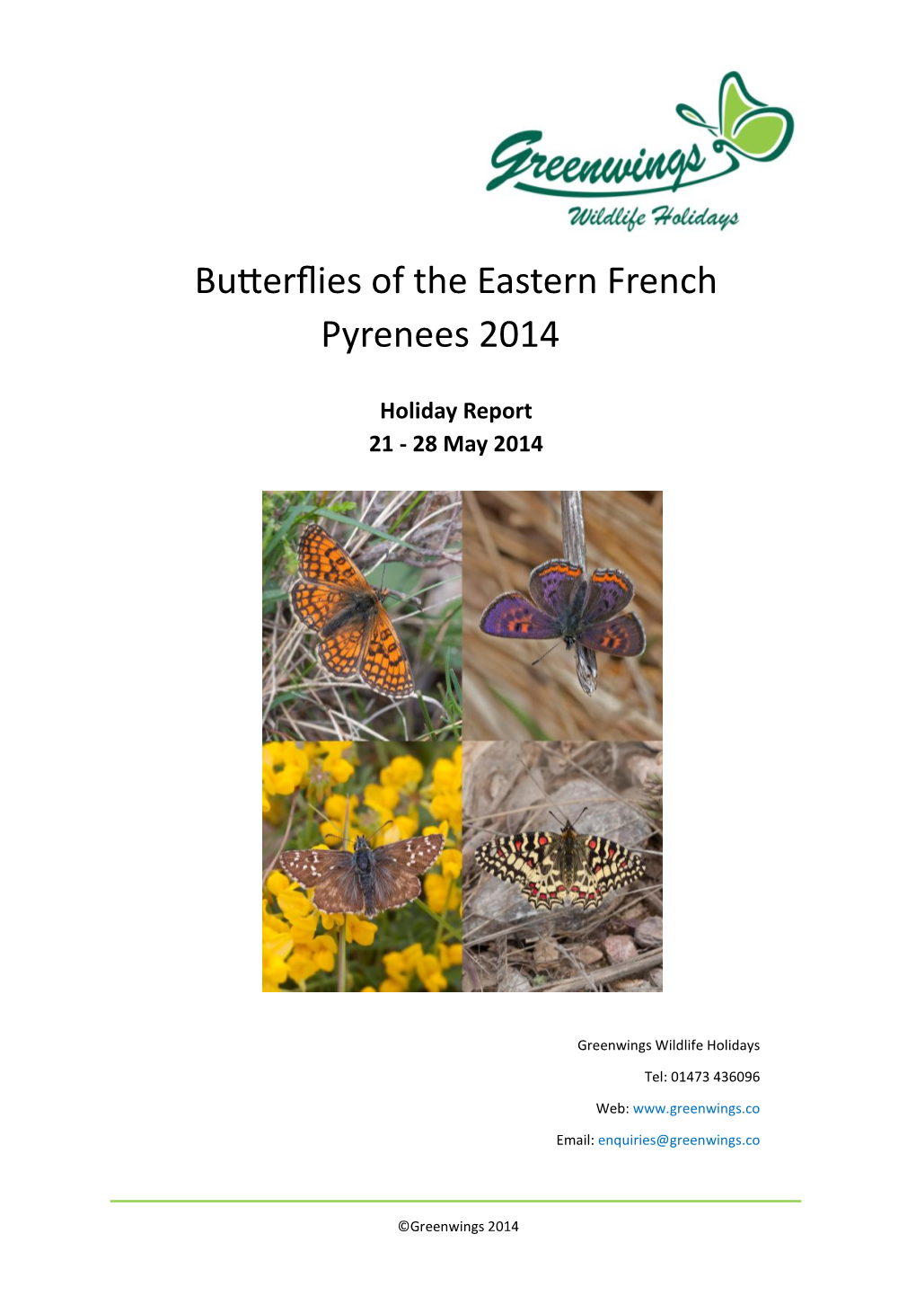 Butterflies of the Eastern French Pyrenees 2014