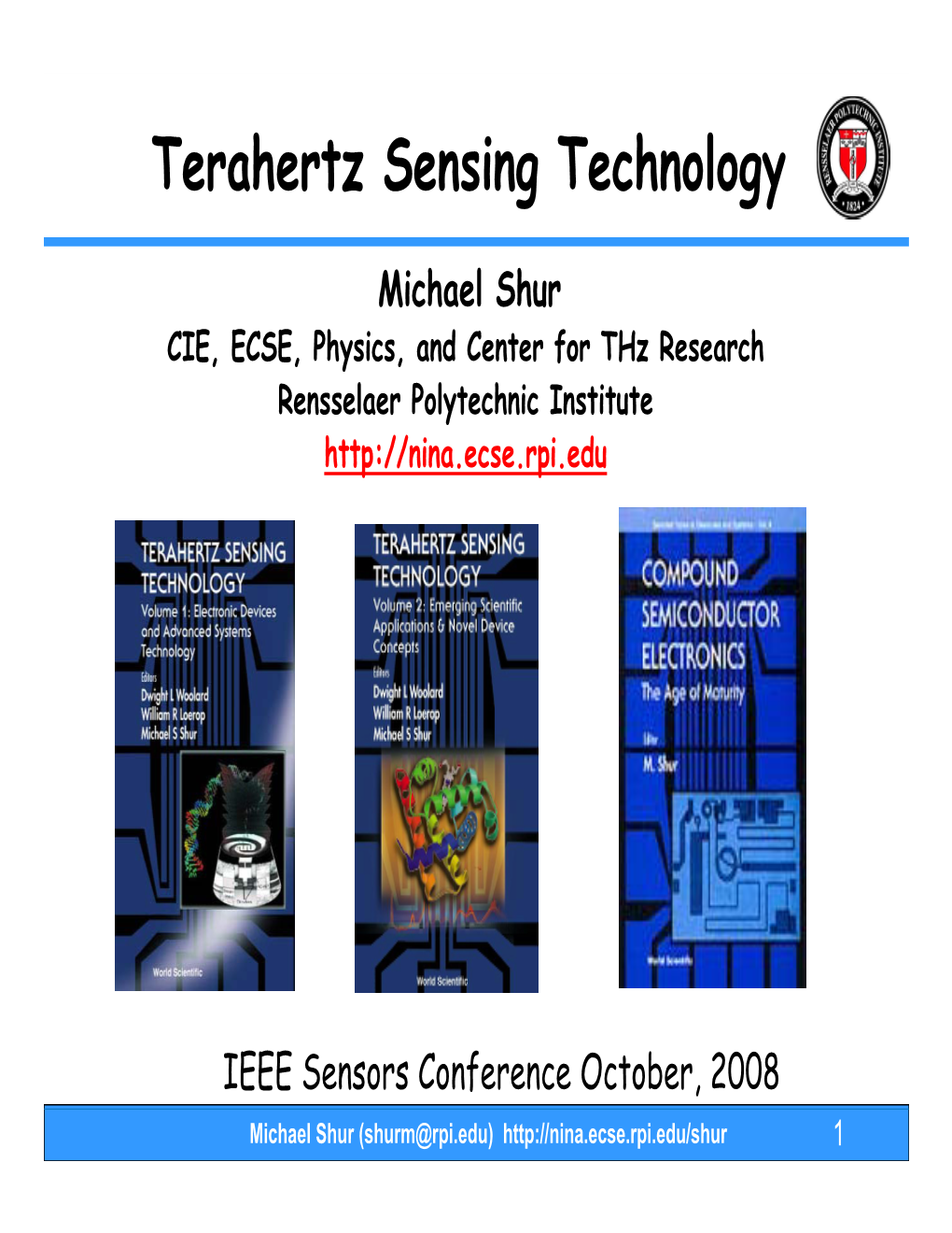 Terahertz Sensing Technology