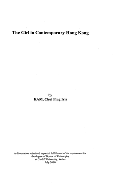 The Girl in Contemporary Hong Kong