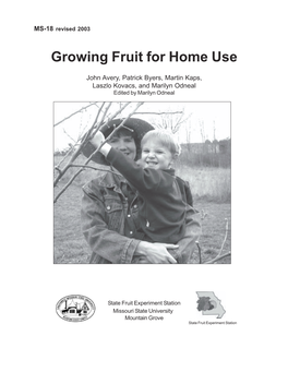 Growing Fruit for Home Use