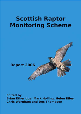 2006 Figure 2: Location of the Regions Used to Summarise Hen Harrier Breeding Data in This Report and in the 1988/89, 1998 & 2004 National Surveys (From Sim Et Al