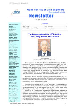 Newsletter No.32, June 2010