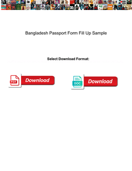 Bangladesh Passport Form Fill up Sample