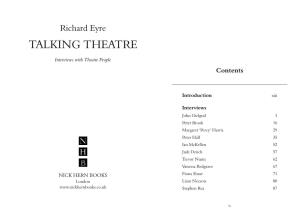Talking Theatre Extract