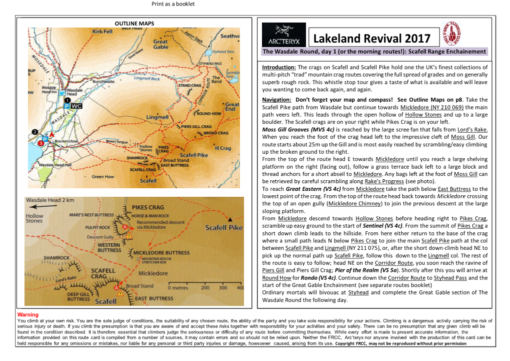 Arcteryx Revival Wasdale Round Day 1 Scafell