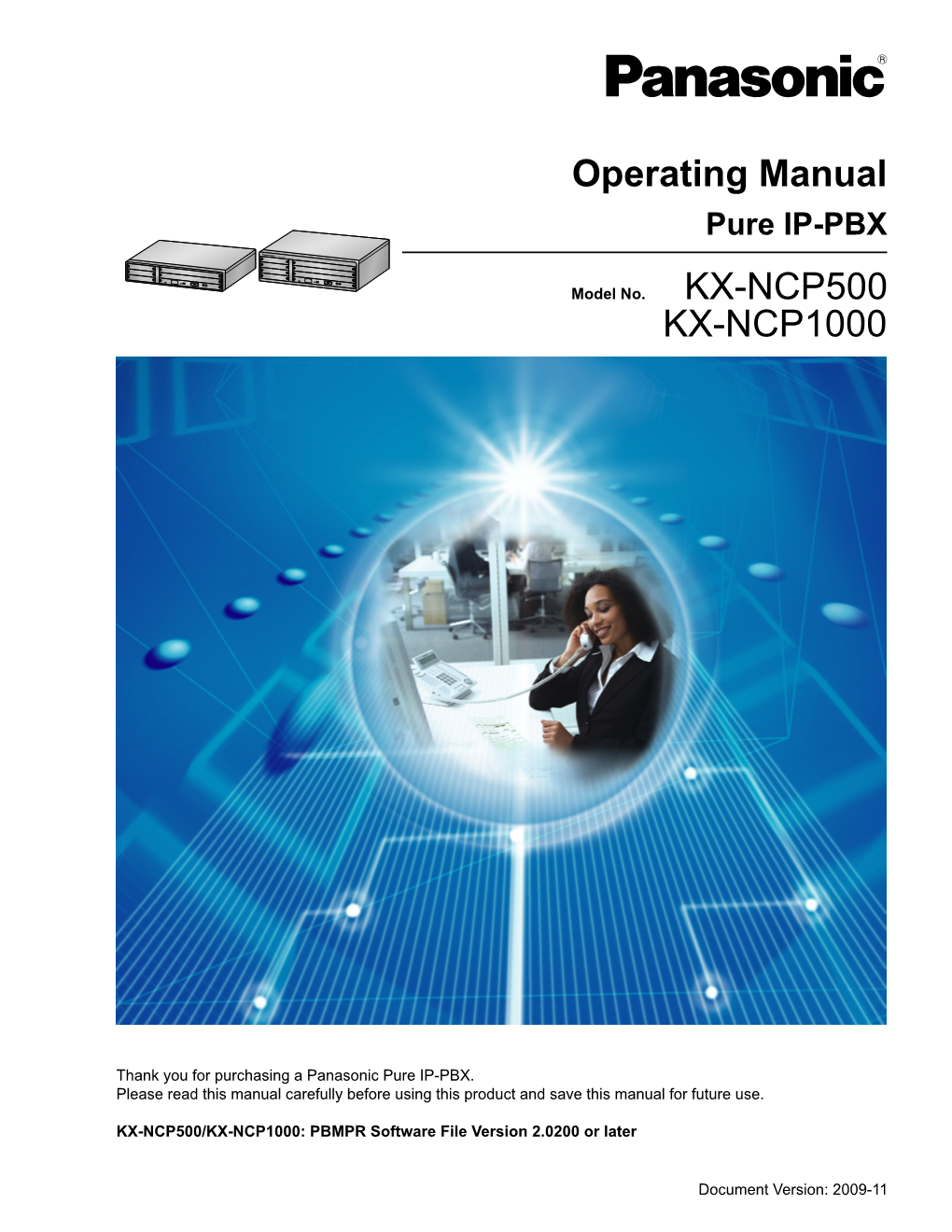 KX-NCP500-1000 Operating Manual