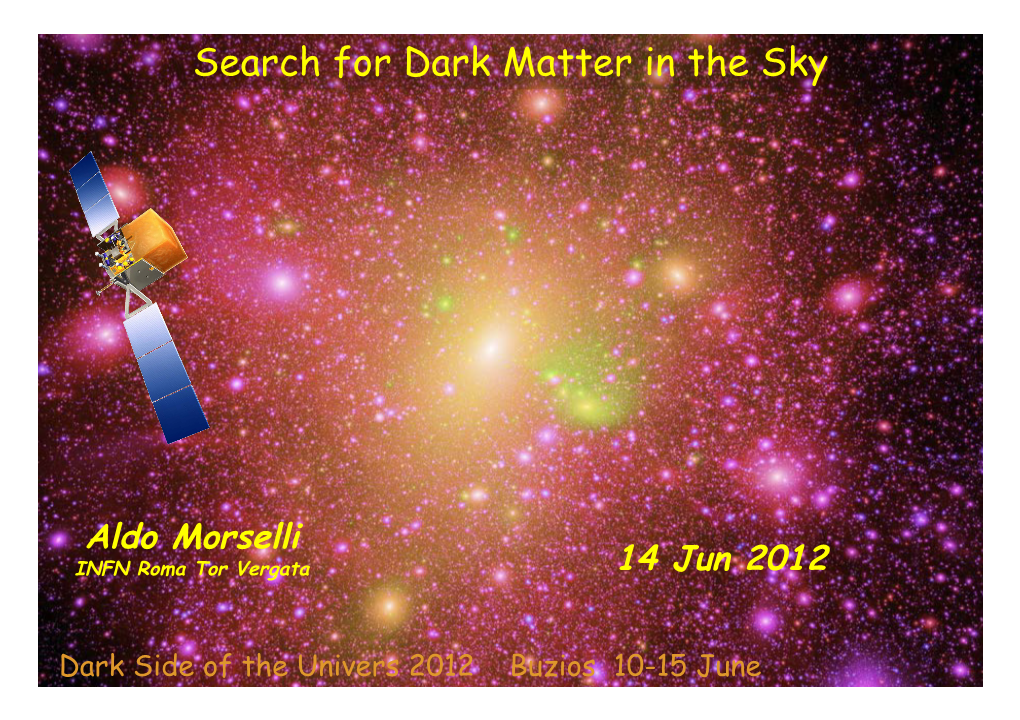 Search for Dark Matter in the Sky