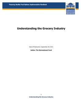 Understanding the Grocery Industry