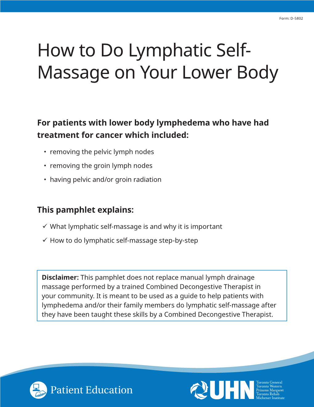 How To Do Self Lymphatic Massage On Your Lower Body Docslib