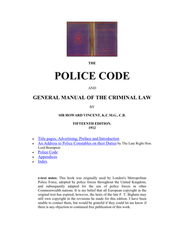 The Police Code