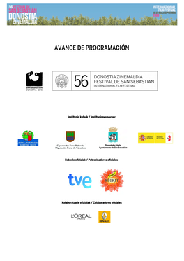 Avance De Programacin