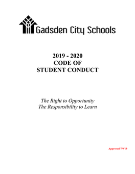 Code of Student Conduct