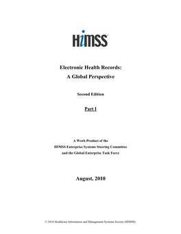 Electronic Health Records: a Global Perspective