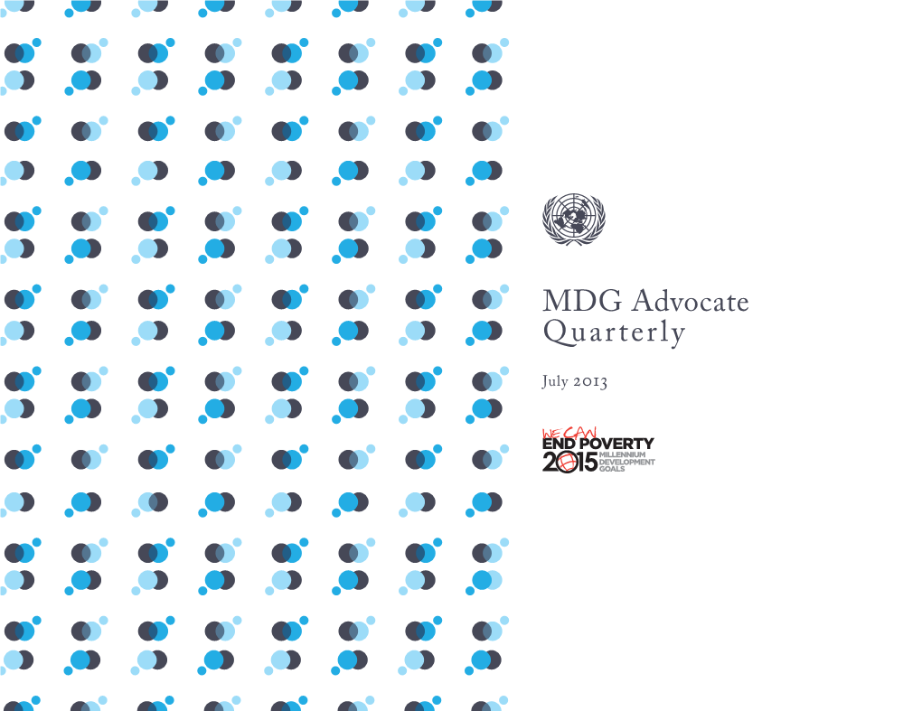 MDG Advocate Quarterly