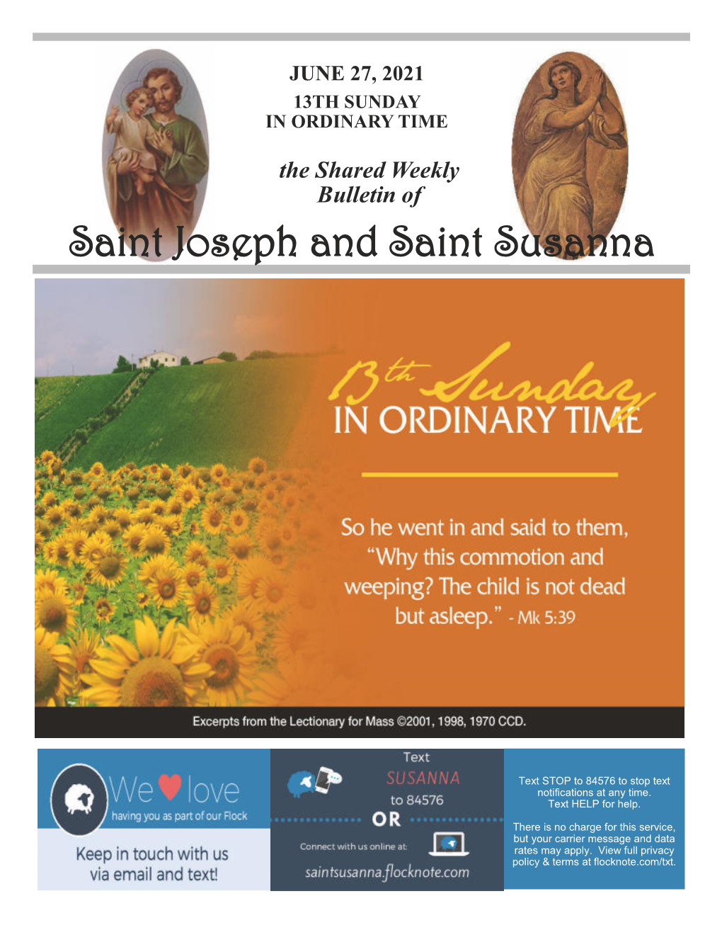 Saint Joseph and Saint Susanna