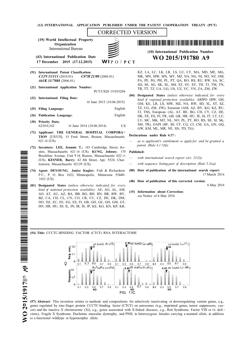 WO 2015/191780 A9 17 December 2015 (17.12.2015) P O P C T