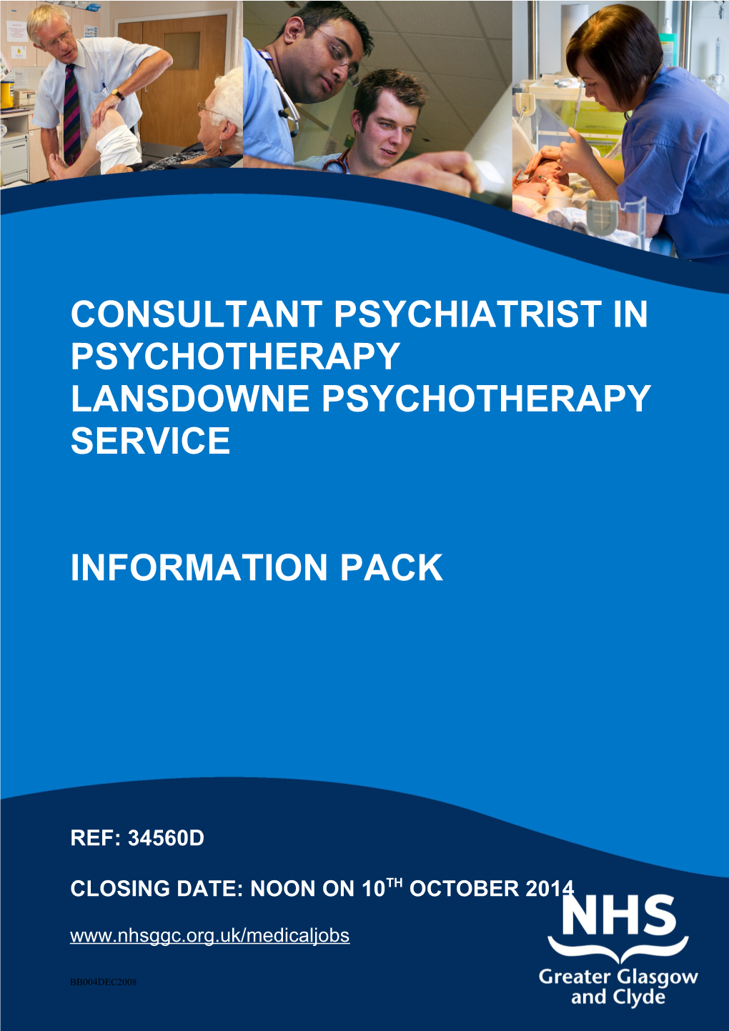 Consultant PSYCHIATRIST in PSYCHOTHERAPY