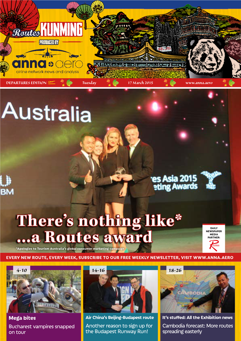 There's Nothing Like* ...A Routes Award