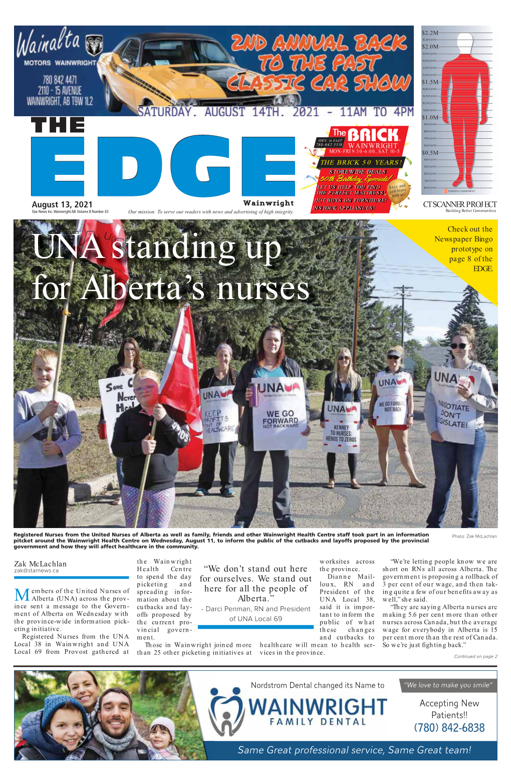 UNA Standing up for Alberta's Nurses