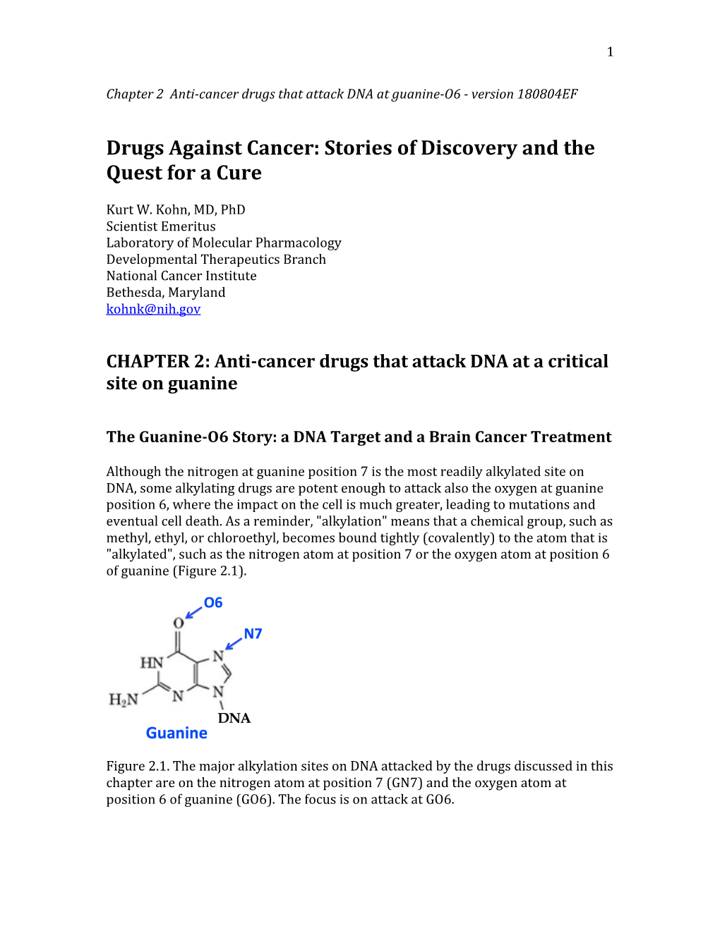 Drugs Against Cancer: Stories of Discovery and the Quest for a Cure